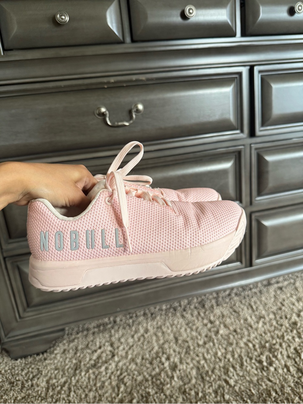 NOBULL Pink Mesh Training Sneakers